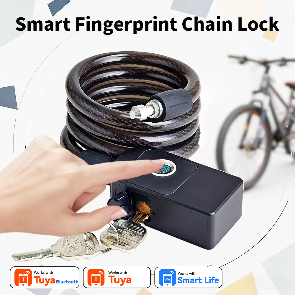 Security Chain Door - Slim Bluetooth- en vingerafdrukkettingslot voor Google