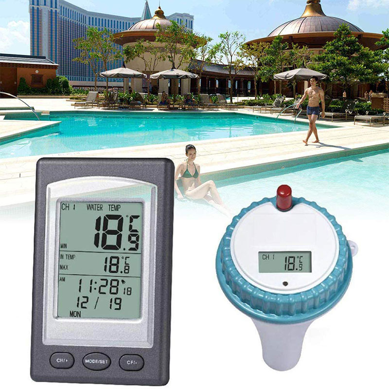 Pool Alarm Float - Digtal Zwembad Thermometer Draadloze Drijvende Outdoor