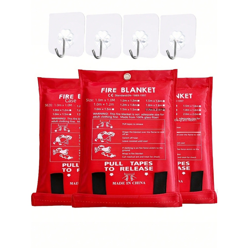 Fire Blanket Kitchen - Branddeken 39,37 x 39,37 inch noodgevallen
