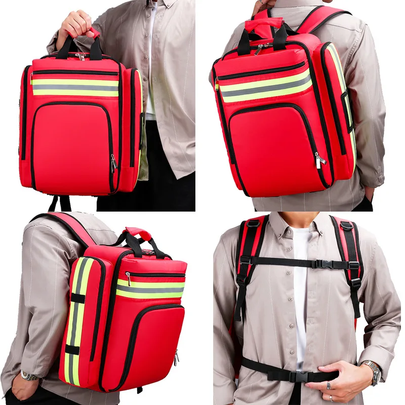 First Aid Bag Kit - Noodhulptas EHBO-Doos Nood-Reddingsrugzak Met Grote Capaciteit