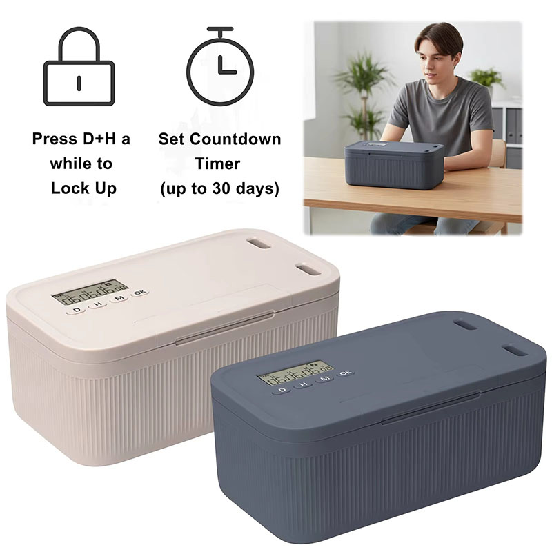 Medicine Cabinet Lock - Lock Box met timer Telefoon Locker