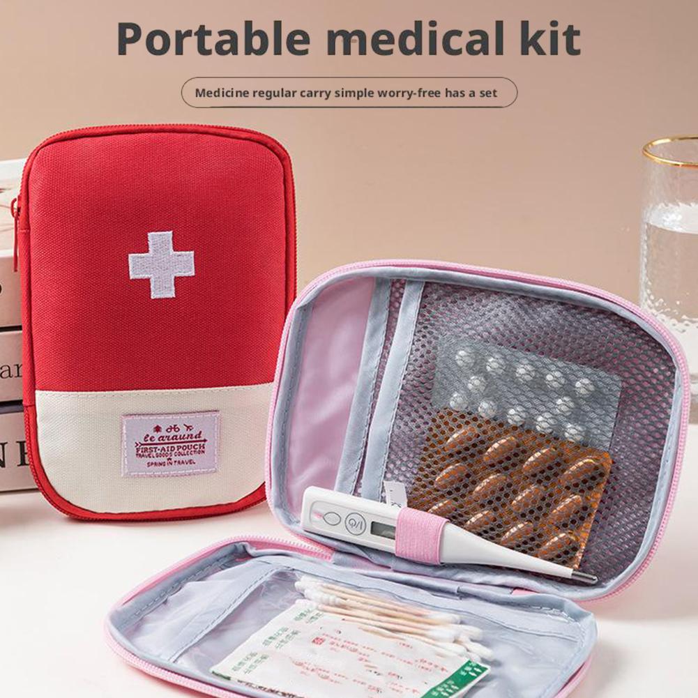 First Aid Bag Kit - Draagbare EHBO-kit Reizen Buiten Kamperen Opbergtas
