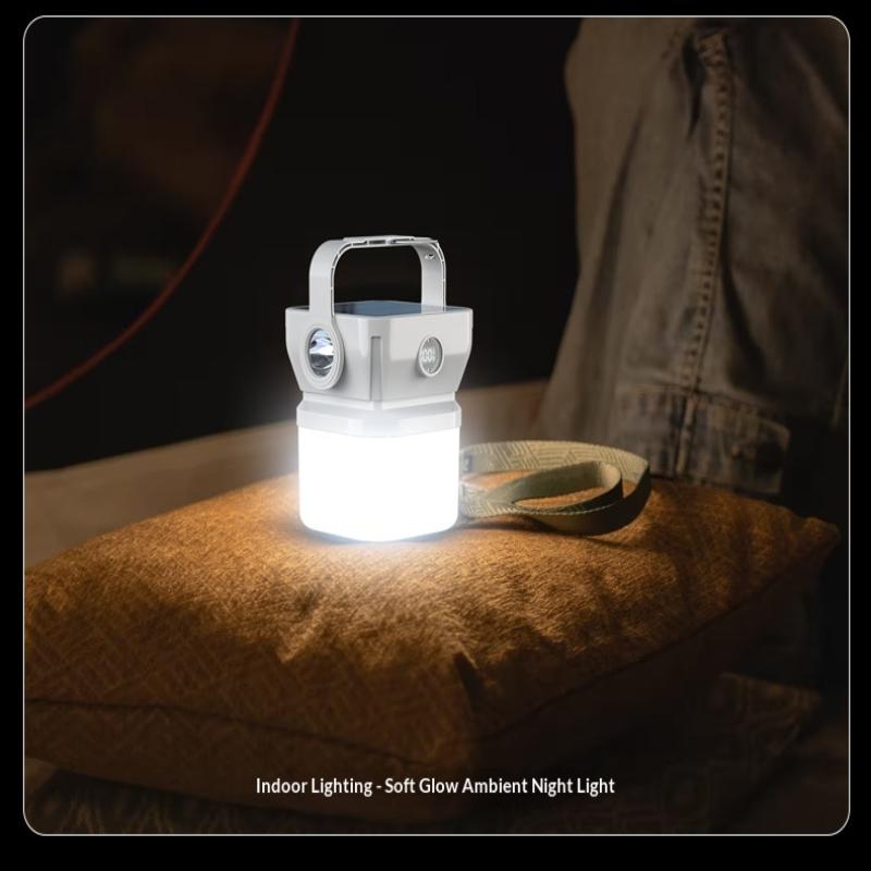 Power Outage Light - Nieuwe zonne-campinglantaarn LED-campinglamp met Type-C-oplader Zonne-lantaarn