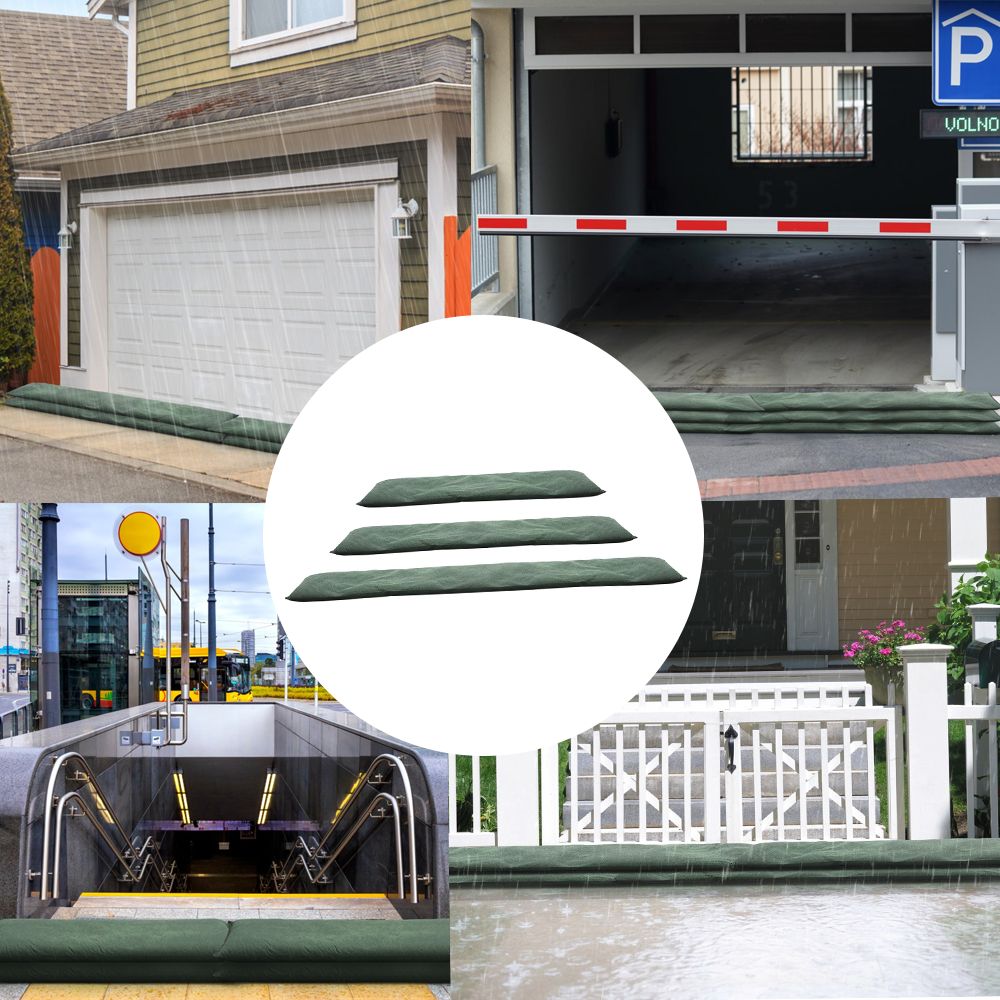 Flood Barrier Bag - Niet-geweven stof watergeactiveerde overstromingsbarrières groen makkelijk