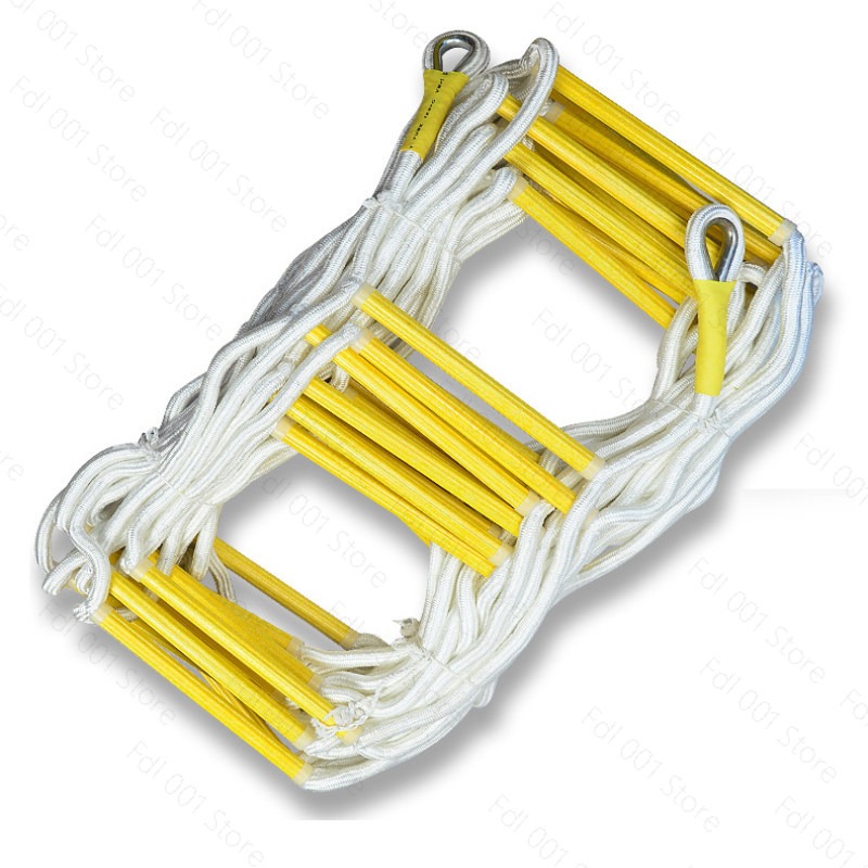 Fire Escape Ladder - 15M Reddingsladder 3-4e verdieping Ontsnappingsladder Noodwerk