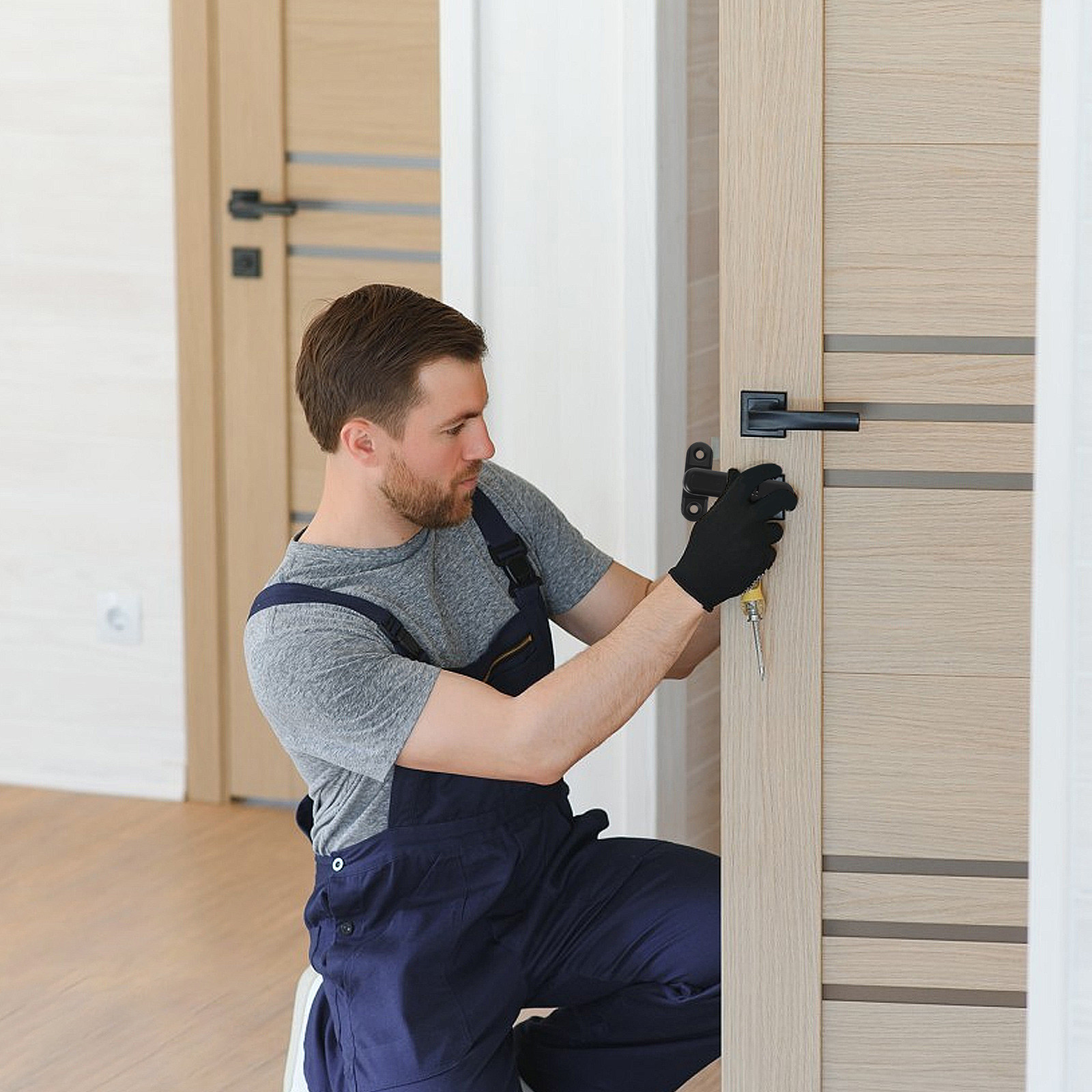 Door Stop Alarm - Deurstopalarm Draagbare anti-diefstalbeveiliging Reisveiligheidsslot voor thuis