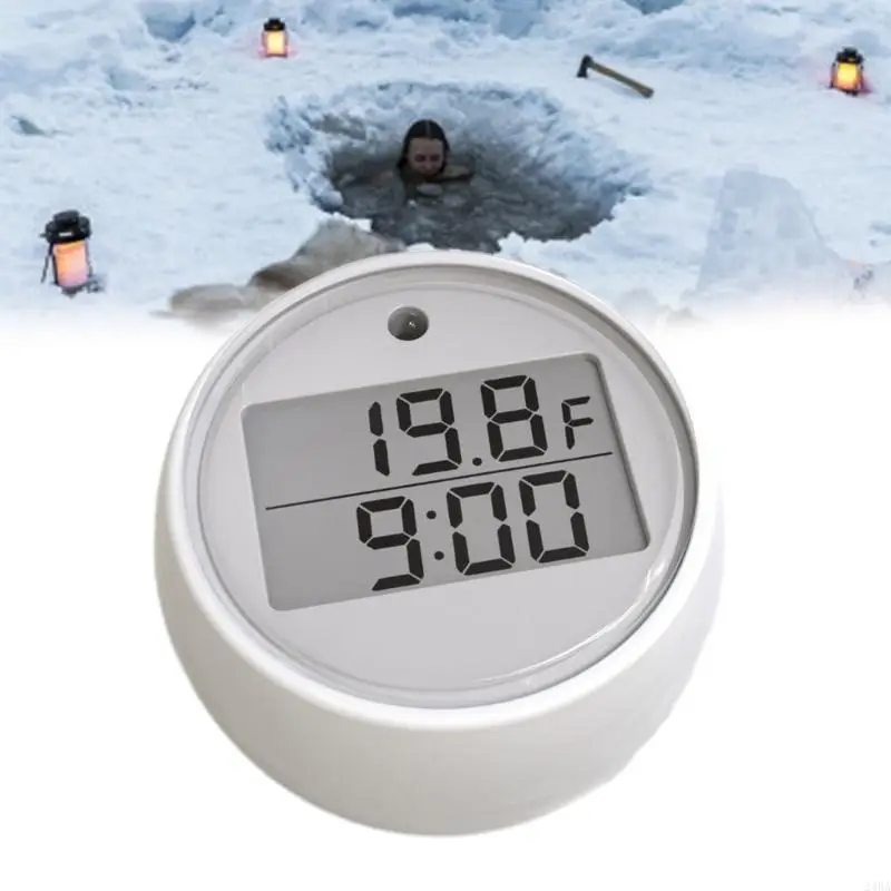 Pool Alarm Float - Digitale drijvende ijsbadthermometer IPX6 waterdichte LED-display