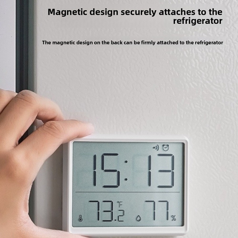 Pool Alarm Float - Magnetische hangende klok Groot LCD-scherm Ultradunne