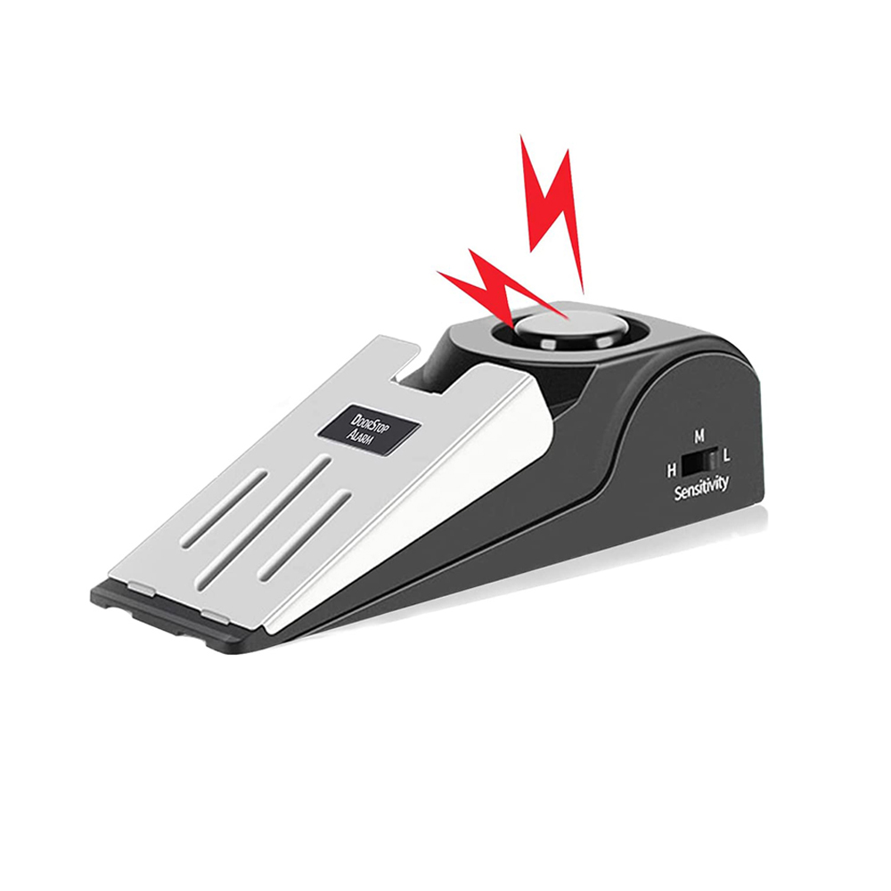 Door Stop Alarm - 1Pc Deurstopper Alarm Draagbare 120db Wedge