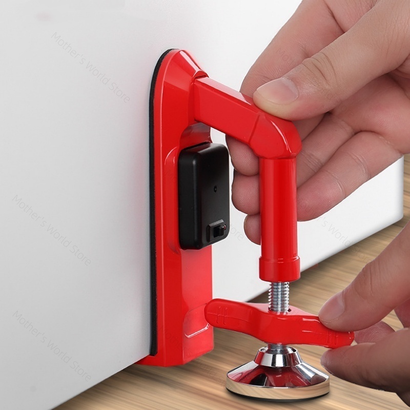 Door Stop Alarm - Aluminiumlegering Alarm Deurstopper Zuignap Deurslot Brace