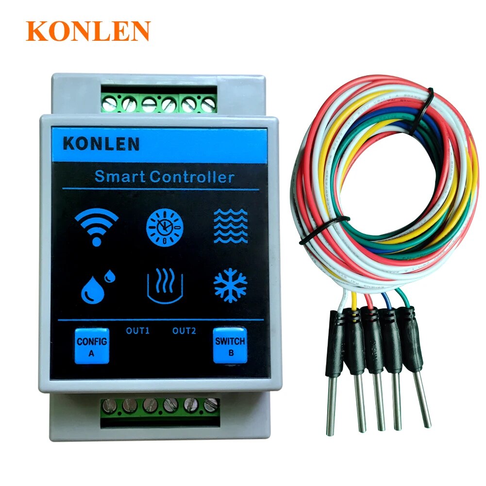 Water Alarm Sensor - KONLEN Tuya Waterniveausensor WIFI Controller Smart