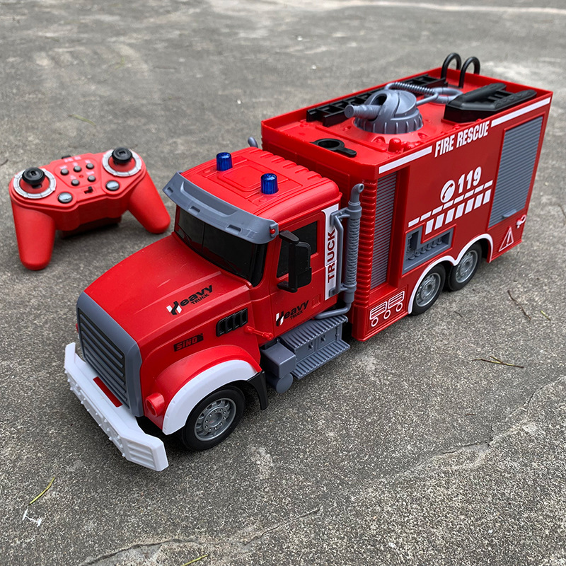 Fire Escape Ladder - 2.4G RC Brandweerauto met Geluid &