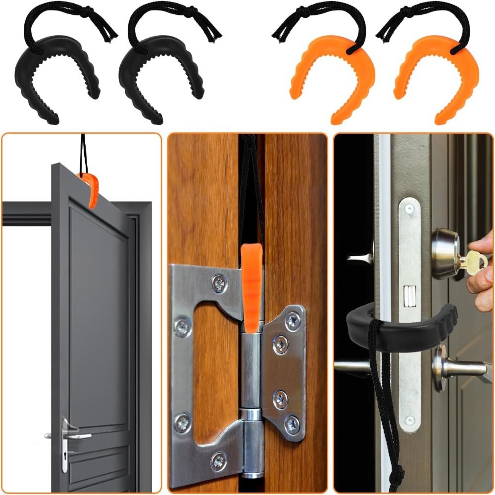 Door Stop Alarm - Hoge kwaliteit rubberen deurstopper brandweeruitrusting wig