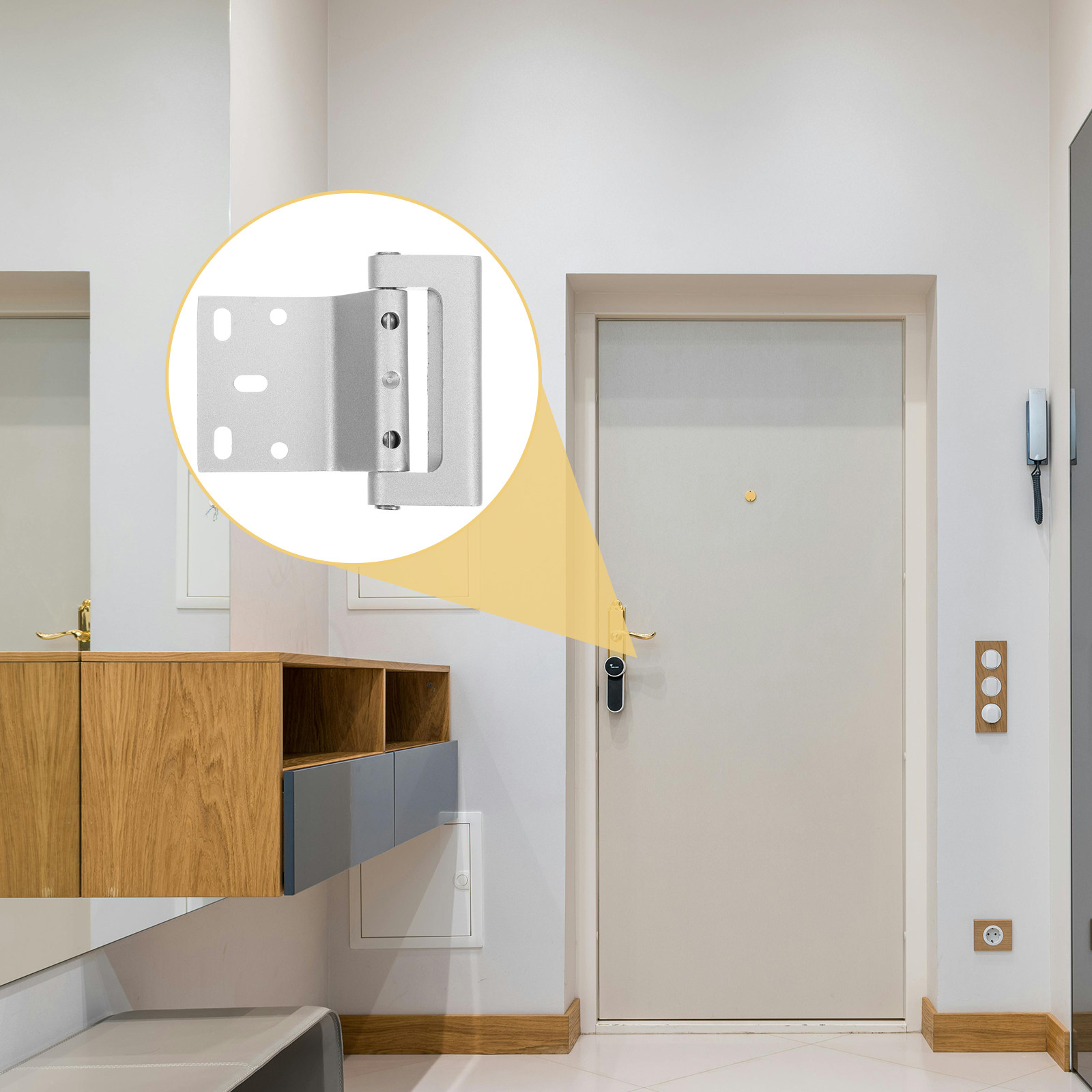 Security Chain Door - Veiligheidsdeurslot Kindveilige aluminiumlegering voor binnen de