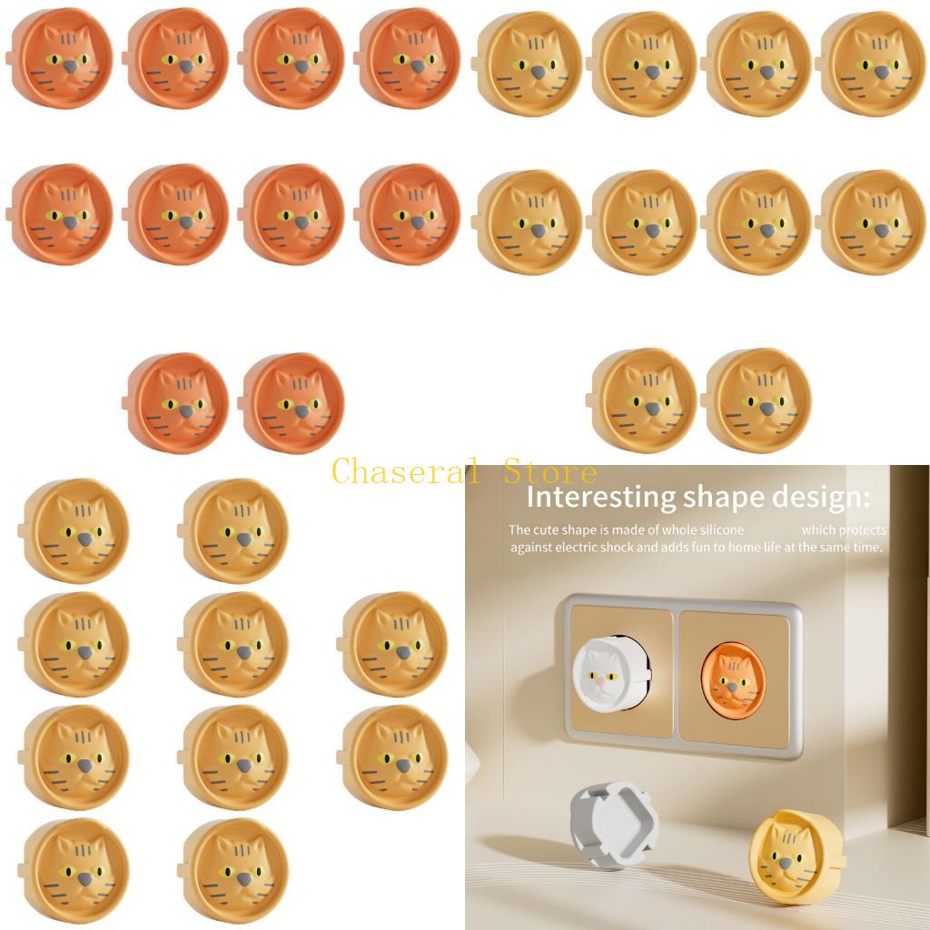 Outlet Cover Baby - E7CE-verpakking 10 stuks siliconen stopcontactafdekking voorkomt