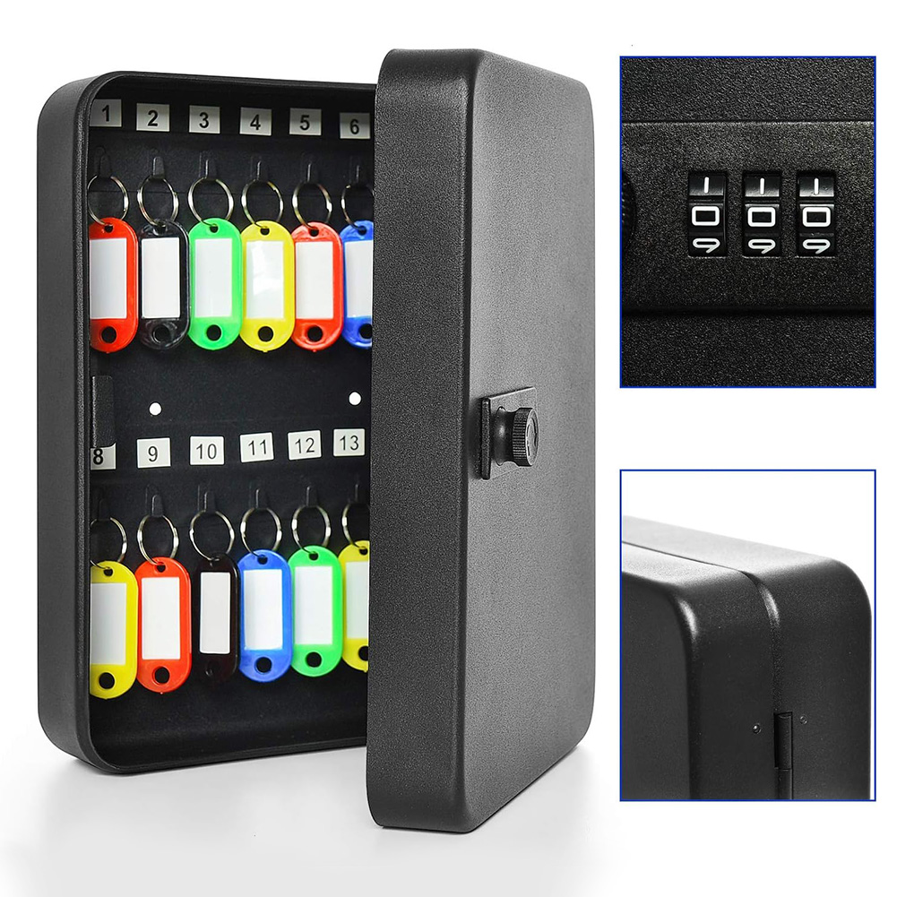 Lockbox Key Secure - Combinatie Sleutelkast 20 Sleutelhaken Sleutelkast Aan
