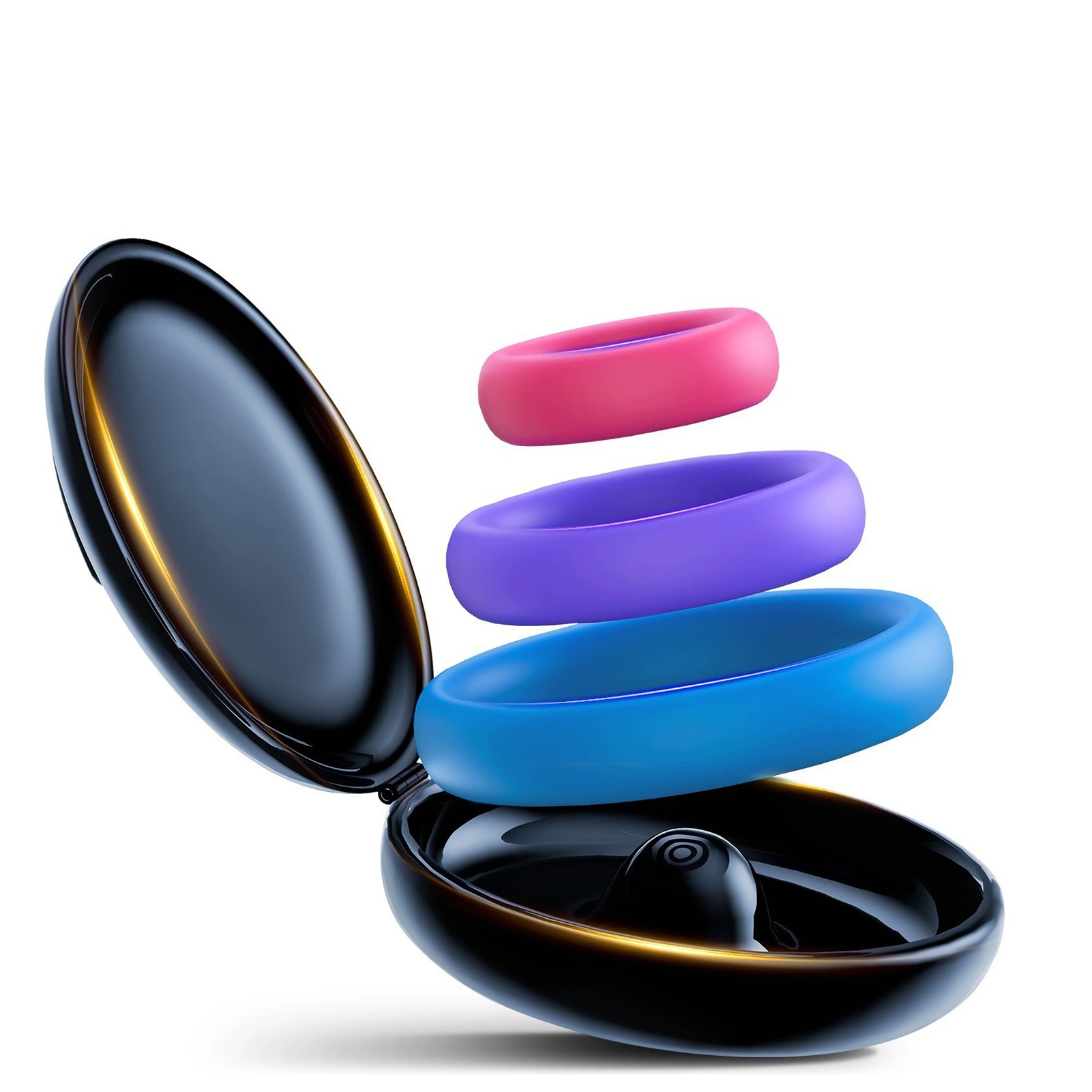 Medicine Cabinet Lock - 3 stks siliconen cockring met beschermende