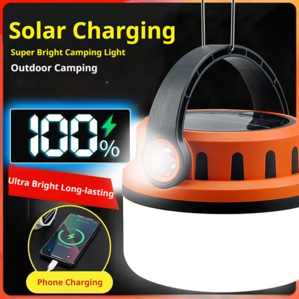 Power Outage Light - Oplaadbare campinglantaarn op zonne-energie met ophanghaak,