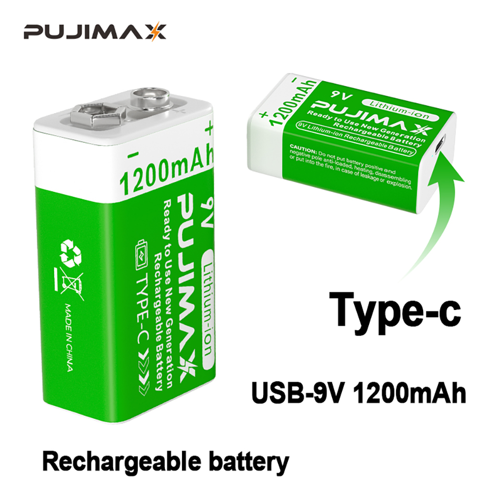 PUJIMAX 9V oplaadbare batterij - Co Detector Plug recensie en prijs