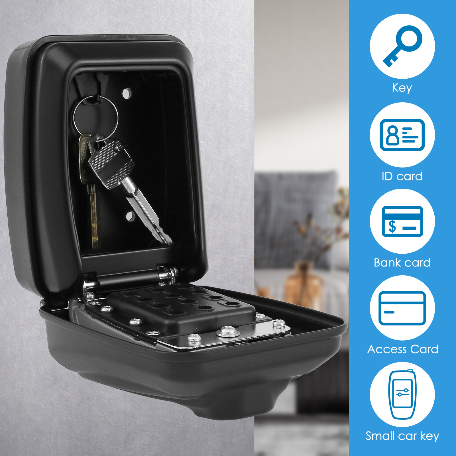 Key Lock Box Wandmontage Gehei - Lockbox Key Secure recensie en prijs