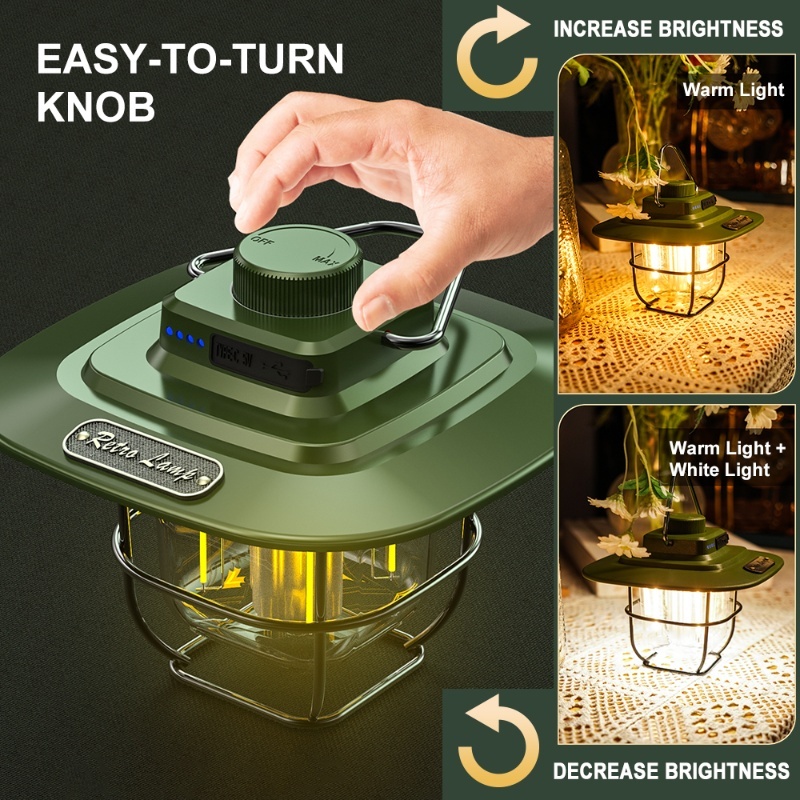 Vintage LED-campinglantaarn Wa - Power Outage Light recensie en prijs