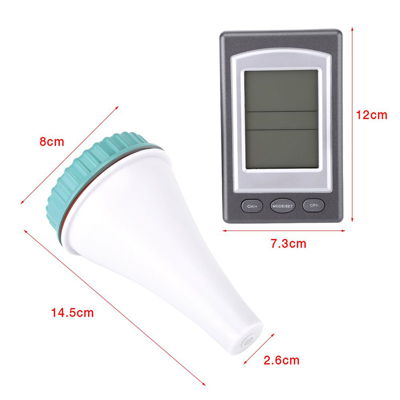 Digtal Zwembad Thermometer Dra - Pool Alarm Float recensie en prijs