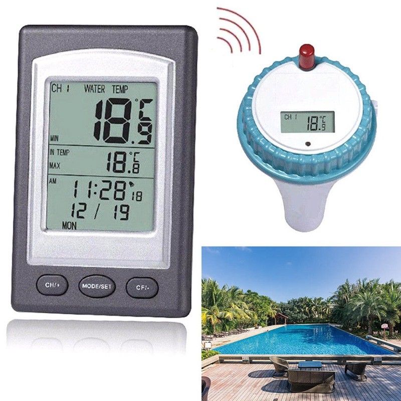 Digtal Zwembad Thermometer Dra - Pool Alarm Float recensie en prijs