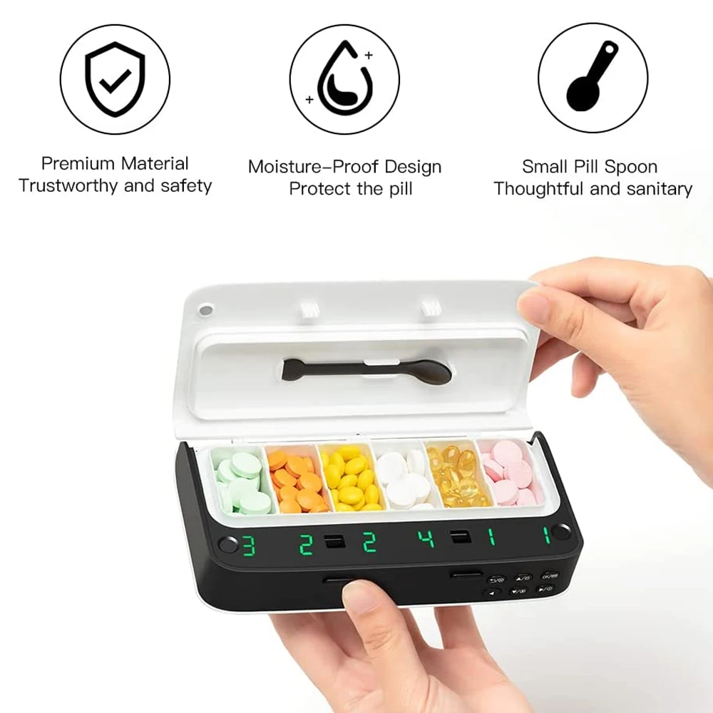 Pillendispenser met alarm Dage - Medicine Cabinet Lock recensie en prijs