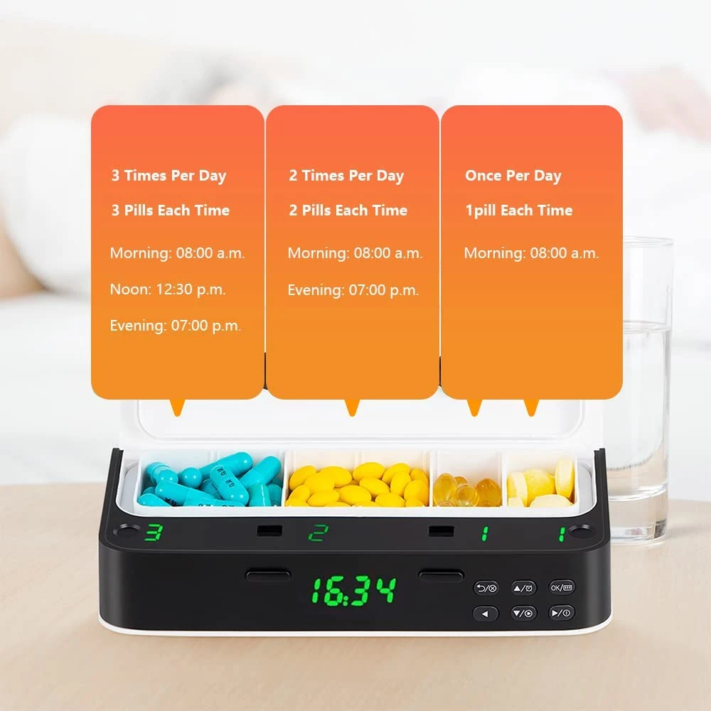 Pillendispenser met alarm Dage - Medicine Cabinet Lock recensie en prijs
