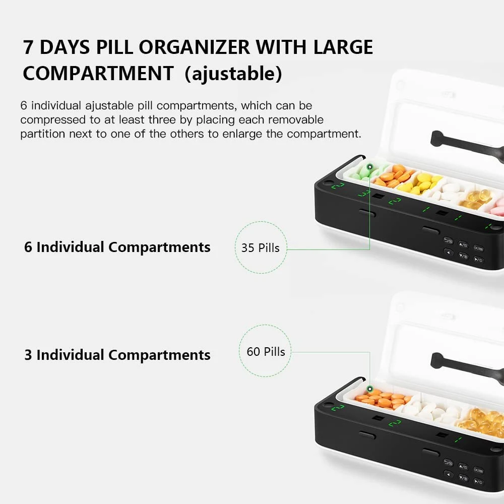 Pillendispenser met alarm Dage - Medicine Cabinet Lock recensie en prijs