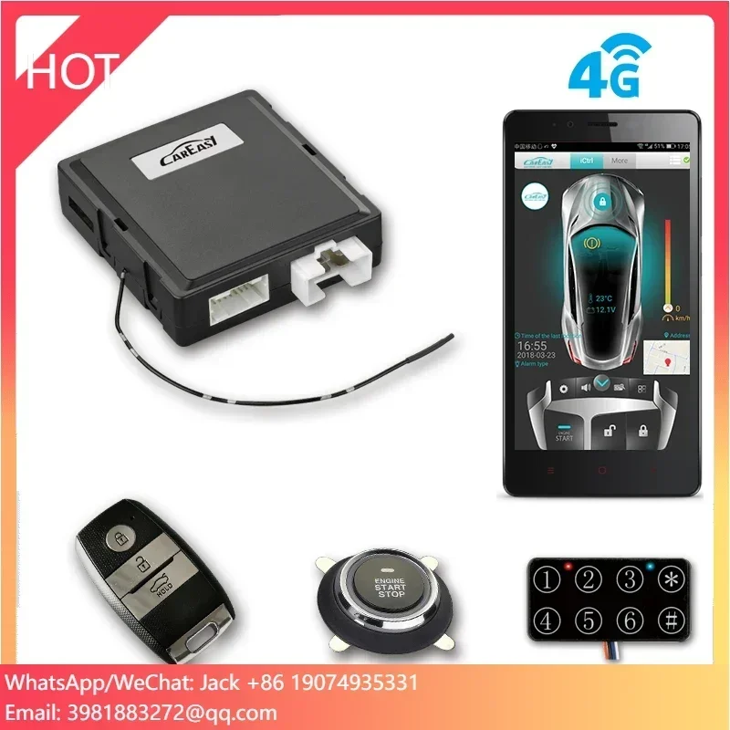 4G GPS/GSM autoalarm PKE sleut - Door Stop Alarm recensie en prijs