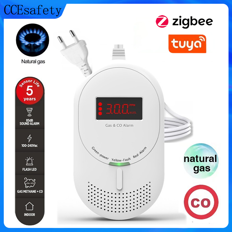 CCEsafety Zigbee Tuya Gas CO D - Co Detector Plug recensie en prijs