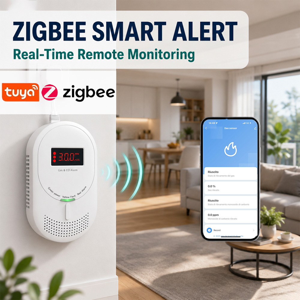 CCEsafety Zigbee Tuya Gas CO D - Co Detector Plug recensie en prijs
