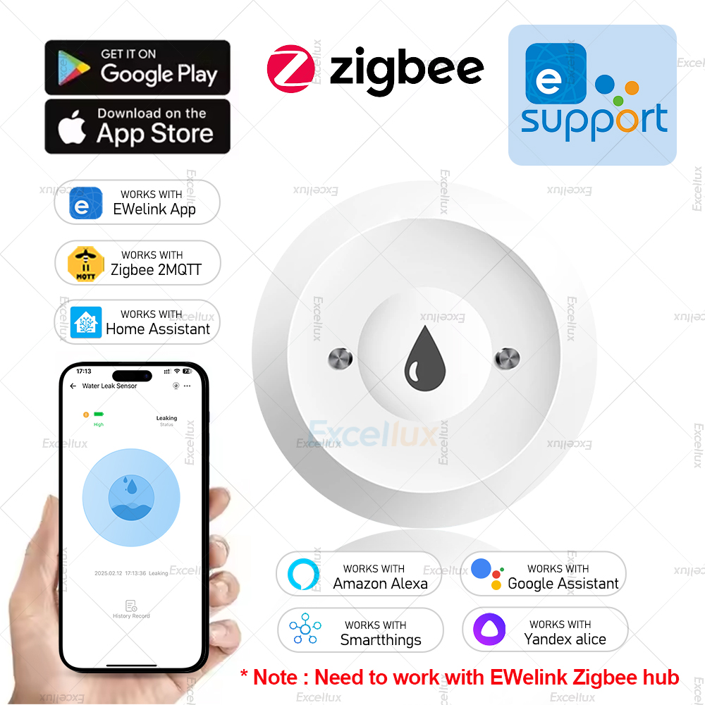 Ewelink Zigbee 3.0 Watersensor - Water Alarm Sensor recensie en prijs