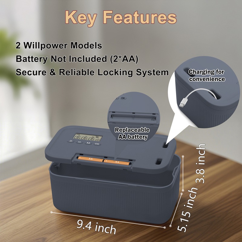 Lock Box met timer Telefoon Lo - Medicine Cabinet Lock recensie en prijs