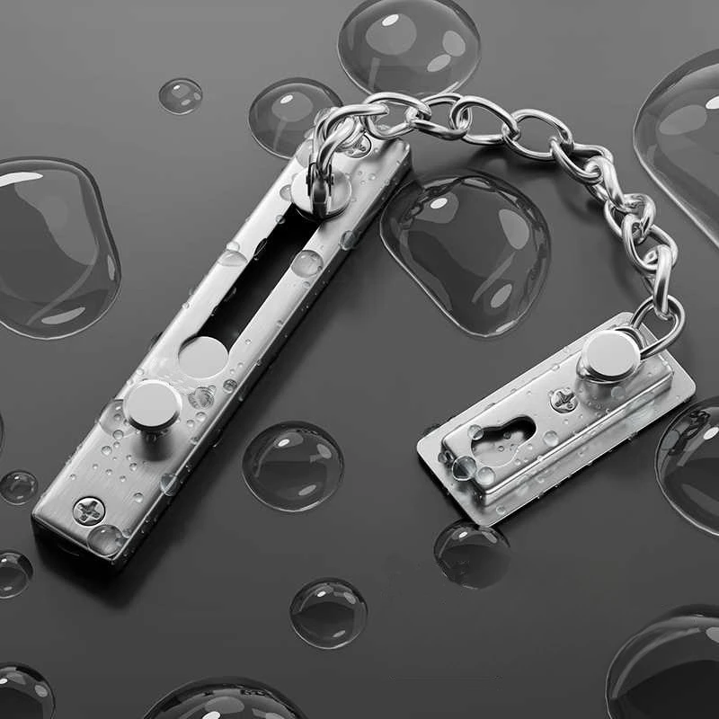 Geen boor nodig, roestvrijstal - Security Chain Door recensie en prijs