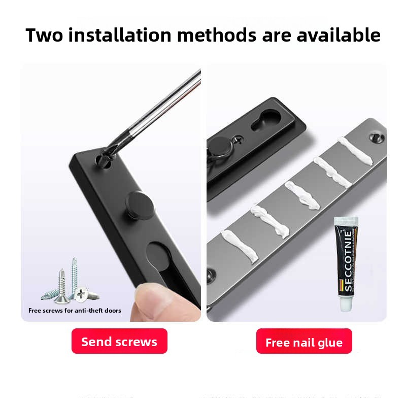Geen boor nodig, roestvrijstal - Security Chain Door recensie en prijs