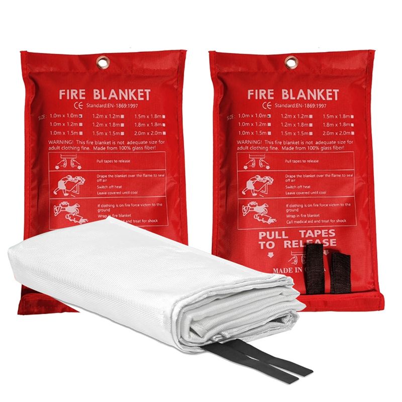 Promotiedag 2 stuks noodbrandd - Fire Blanket Kitchen recensie en prijs