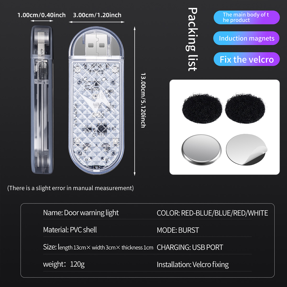 1/2 stuks autodeur LED knipper - Emergency Exit Sign recensie en prijs