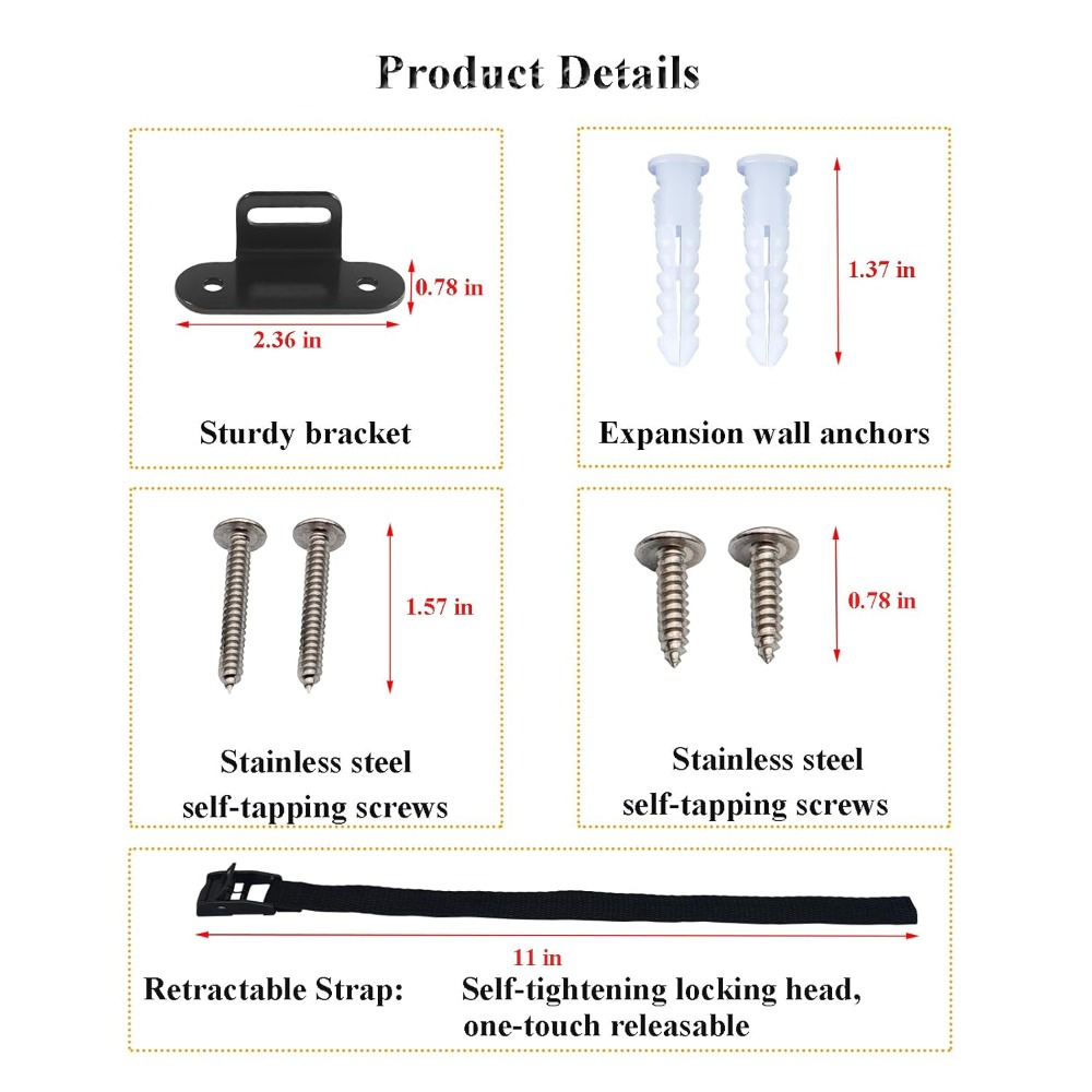 Eenvoudig te installeren aardb - Earthquake Anchor Strap recensie en prijs