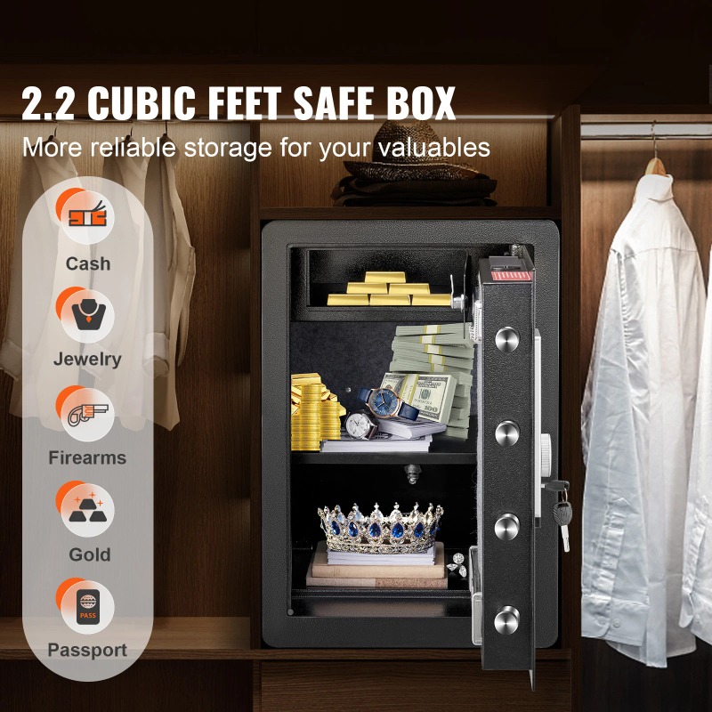 SucceBuy Elektrische kluis 2,2 - Fire Safe Document recensie en prijs