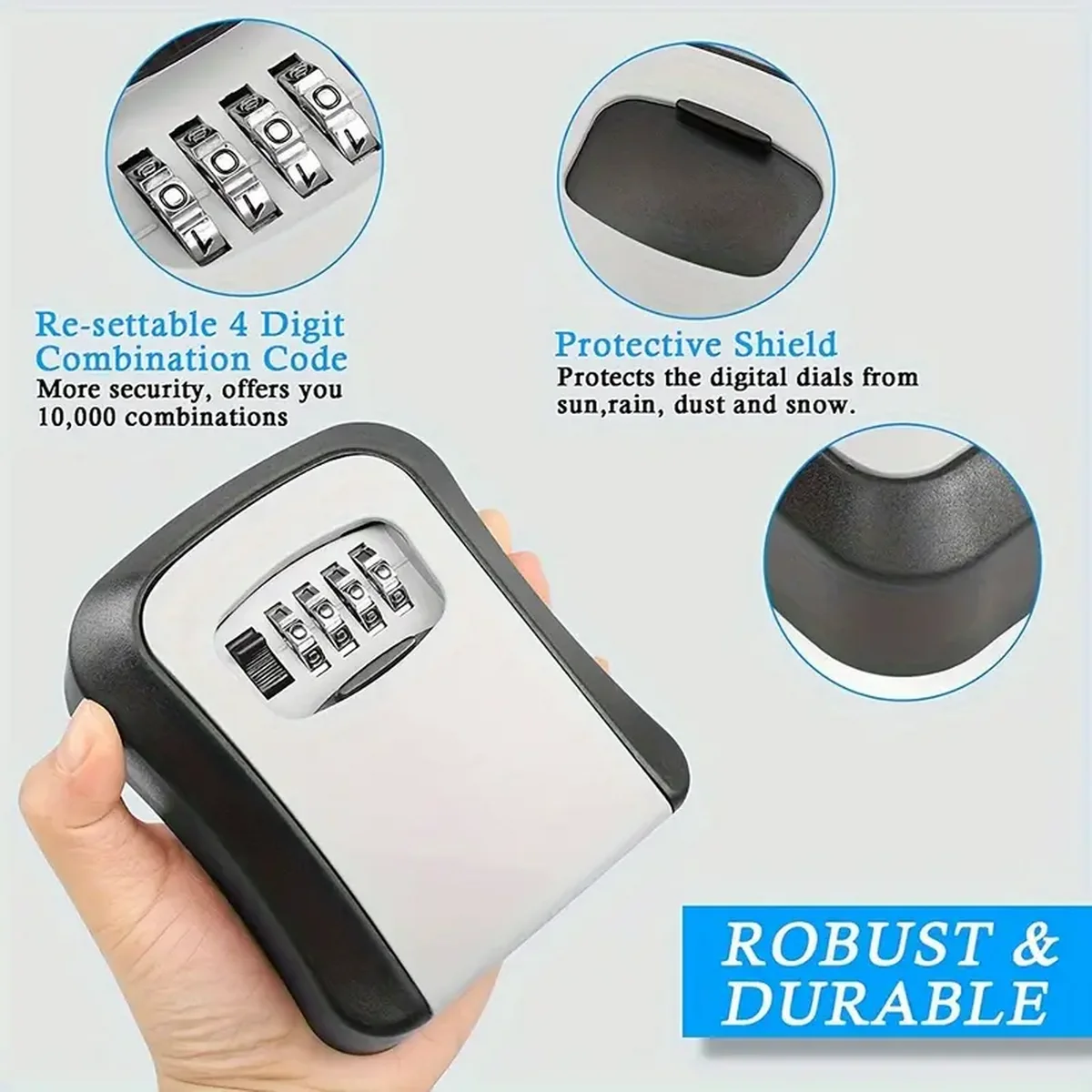 Waterdichte draagbare combinat - Lockbox Key Secure recensie en prijs