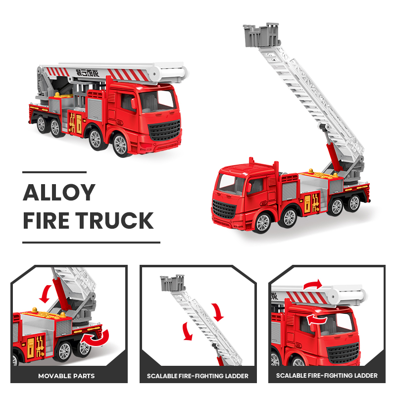 1:55 Diecast Brandweerwagen Mo - Fire Escape Ladder recensie en prijs