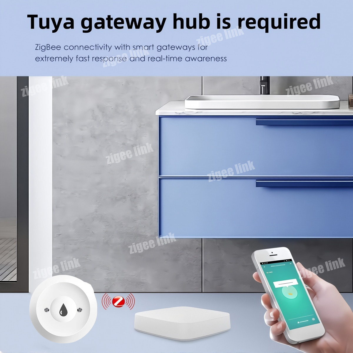 ZigBee 3.0 Watersensor Slimme  - Water Alarm Sensor recensie en prijs