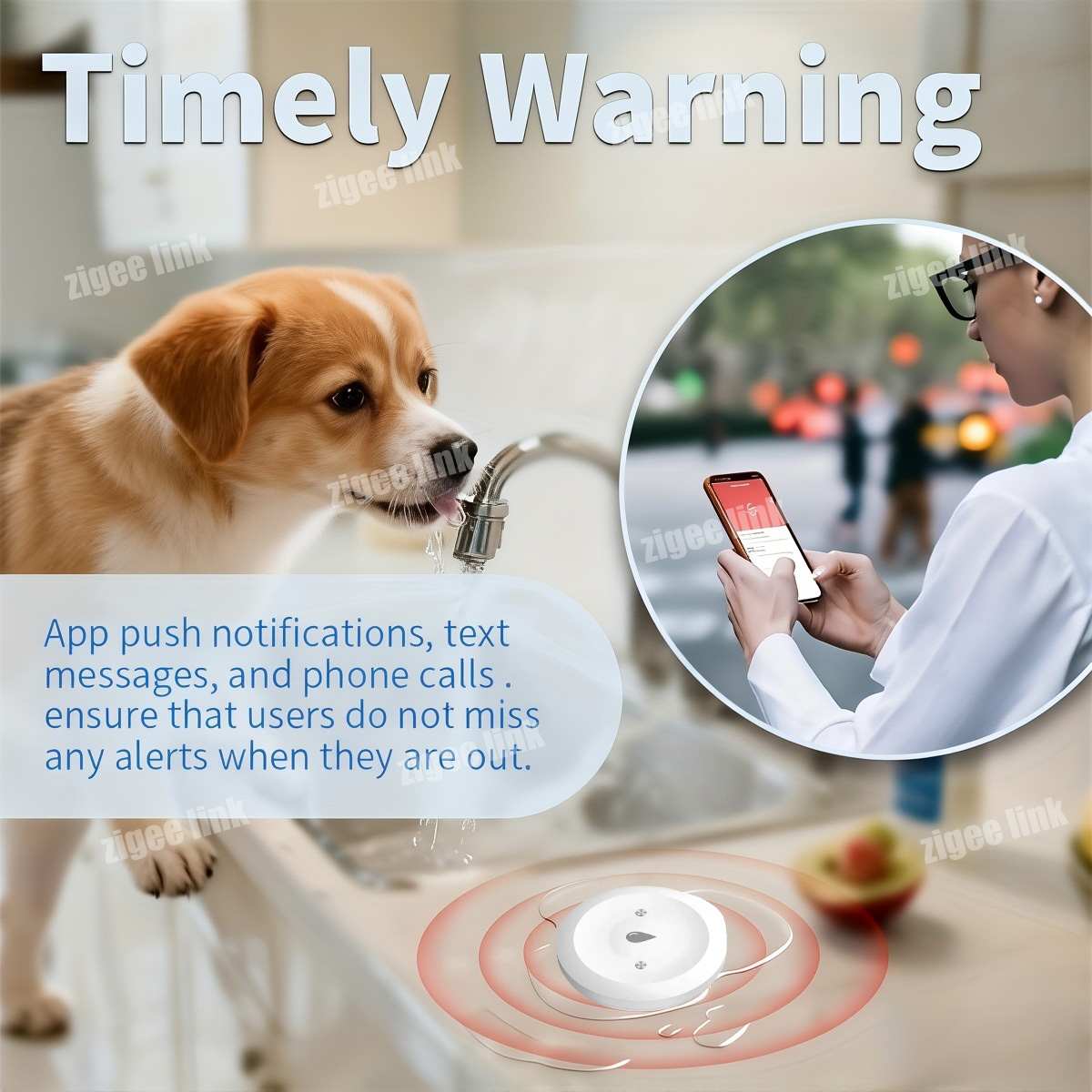 ZigBee 3.0 Watersensor Slimme  - Water Alarm Sensor recensie en prijs