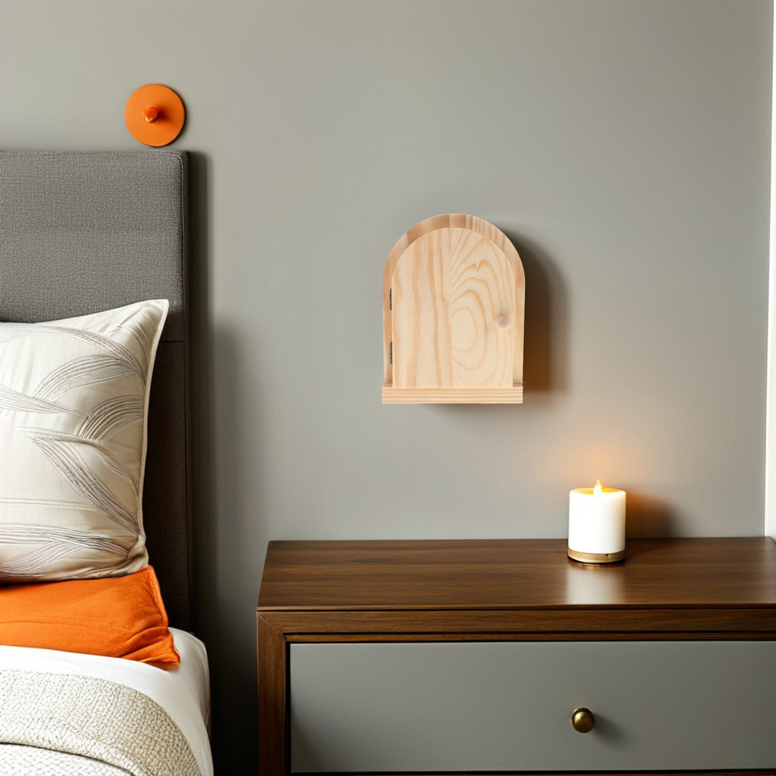Deurvormige houten afdekplaat  - Outlet Cover Baby recensie en prijs