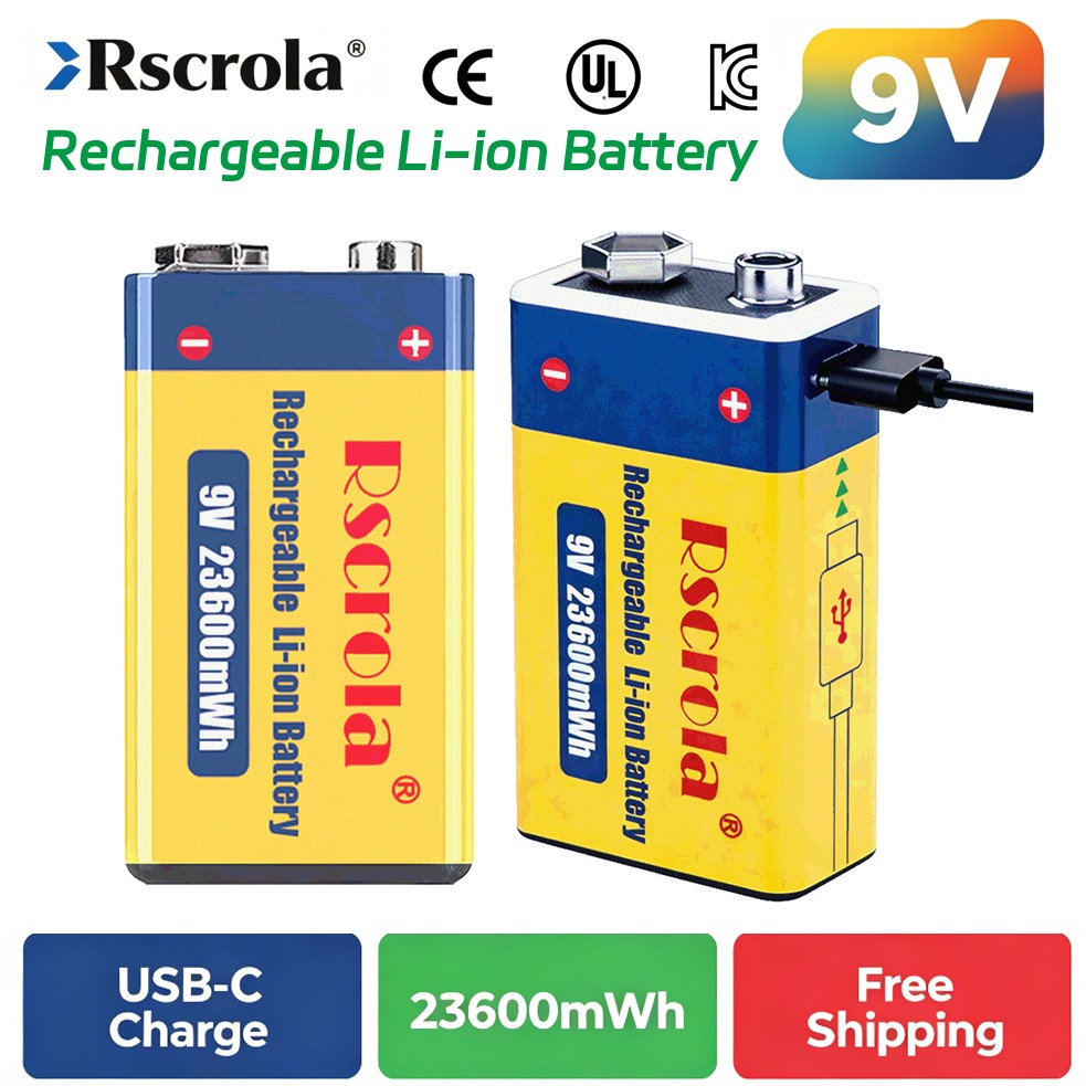 Oplaadbare 9V-batterij, 23600m - Smoke Detector Interconnected recensie en prijs