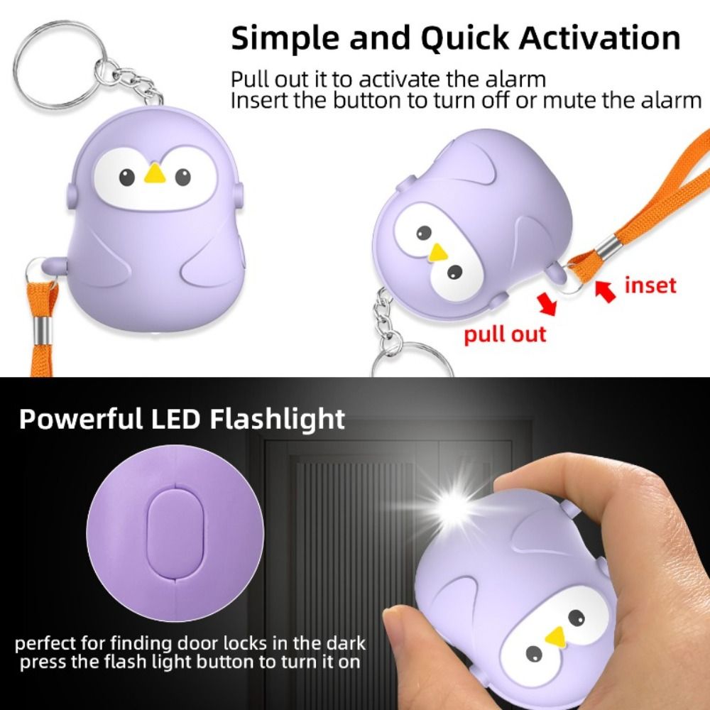 Nieuwe 130dB persoonlijke zelf - Personal Alarm Keychain recensie en prijs