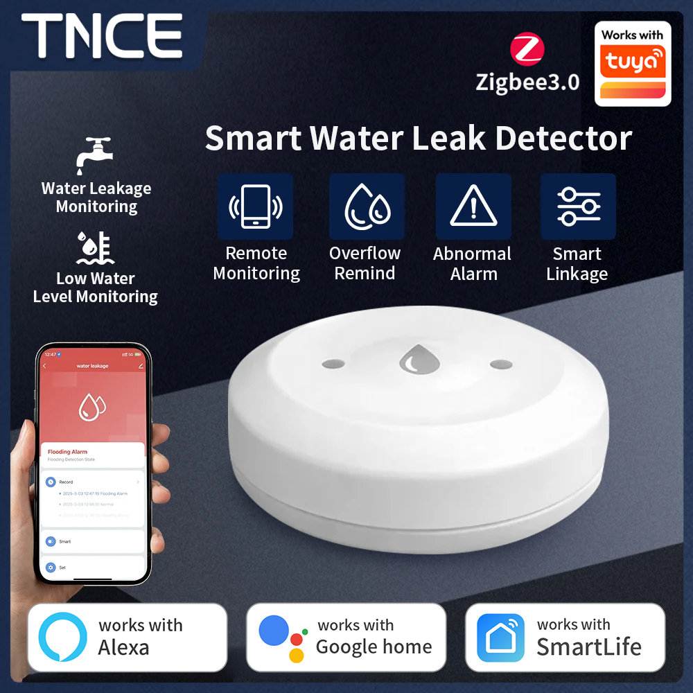 TNCE ZigBee3.0 Tuya Smart Wate - Water Alarm Sensor recensie en prijs