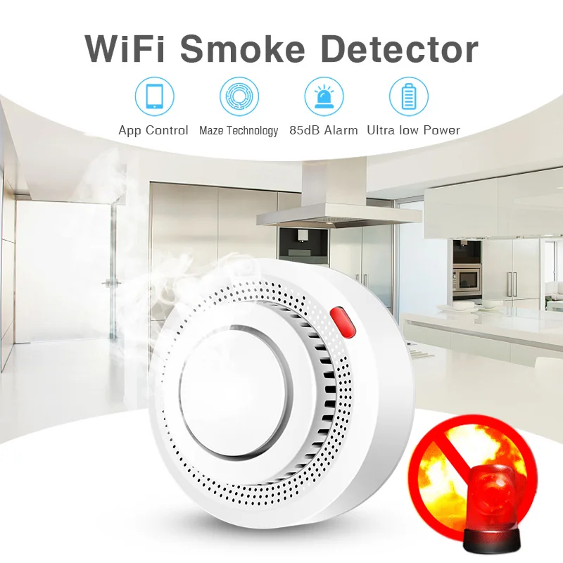 2-pack Tuya Smart WiFi Rookmel - Smoke Detector Interconnected recensie en prijs